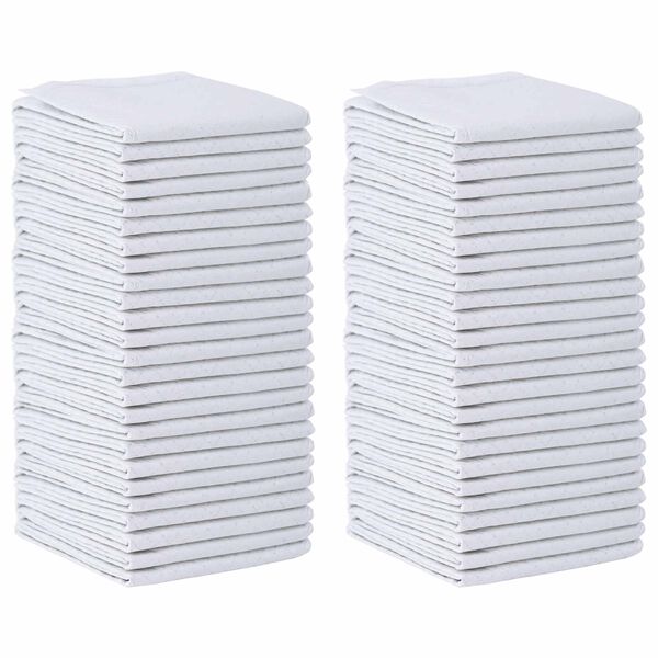 vidaXL Efnish&aacute;&eth; hundap&uacute;&eth;i 50 pcs Svartur og Hv&iacute;tt 60 x 45 cm