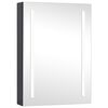 325546 vidaXL LED Bathroom Mirror Cabinet 50x13x70 cm