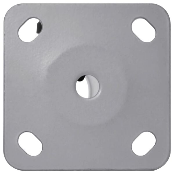 vidaXL Fótur fyrir Sólhlíf Ø32/34/38 mm Stöng Silfur Stál