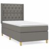 vidaXL H&oacute;lfa&eth; Springr&uacute;m me&eth; D&yacute;nu D&ouml;kkgr&aacute;tt 80x200 cm Tauefni