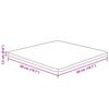 vidaXL Ferhyrnd Borðplata Ljósbrún 50x50x1,5cm Meðhöndluð Gegnheil Eik