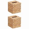vidaXL Vef&eth;akassahettur 2 pcs Vatnago&eth;i 14,5 x 14,5 x 15 cm