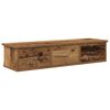 vidaXL Veggsk&aacute;pur Gamli Vi&eth;ar 88x26x18,5 cm Engineered Wood
