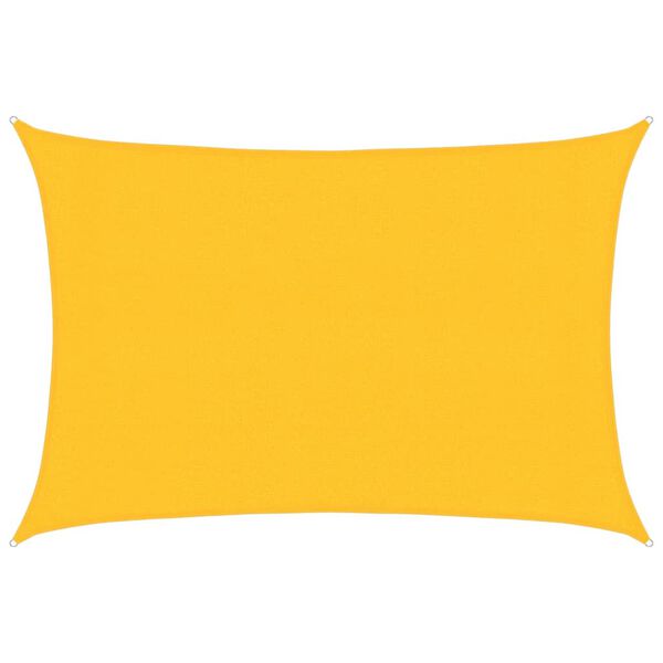 vidaXL Skyggnid&uacute;kur 160 g/m&sup2; Gulur 3x5 m HDPE