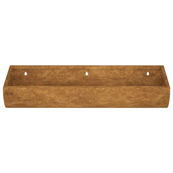 vidaXL Gr&oacute;&eth;urker 50x16x10 cm Corten St&aacute;l