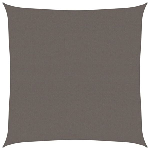 vidaXL S&oacute;lskyggni 160 g/m&sup2; Reykgr&aacute;tt 7x7 m HDPE