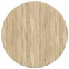 vidaXL Bor&eth;plata Sonoma eikarlitur &Oslash; 50 x 1,5 cm Samsettur vi&eth;ur