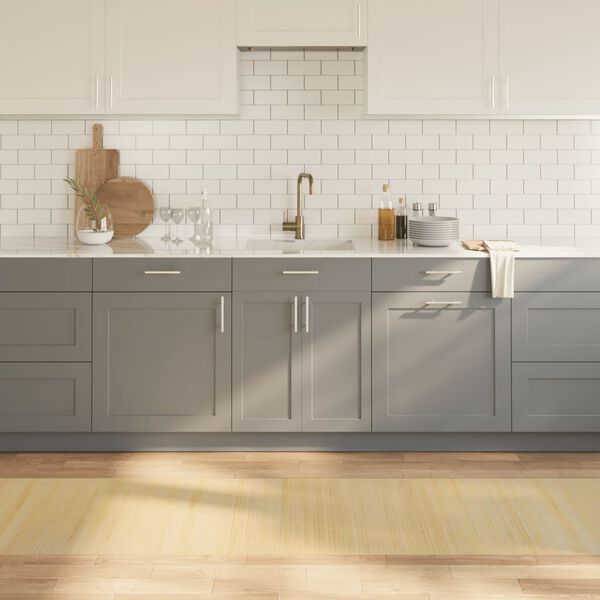 vidaXL Motta R&eacute;tthyrnd Lj&oacute;s N&aacute;tt&uacute;ruleg 70x300 cm Bambus