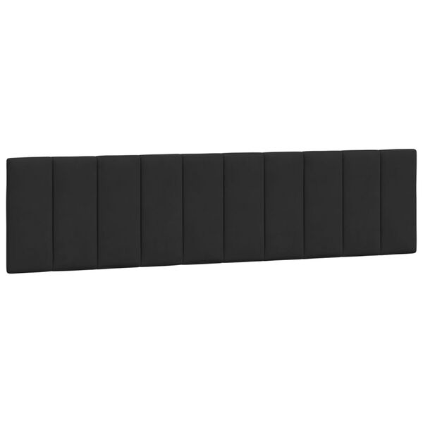 vidaXL H&ouml;f&eth;agaflsp&uacute;&eth;i Hanko Svartur 200 cm Flauel