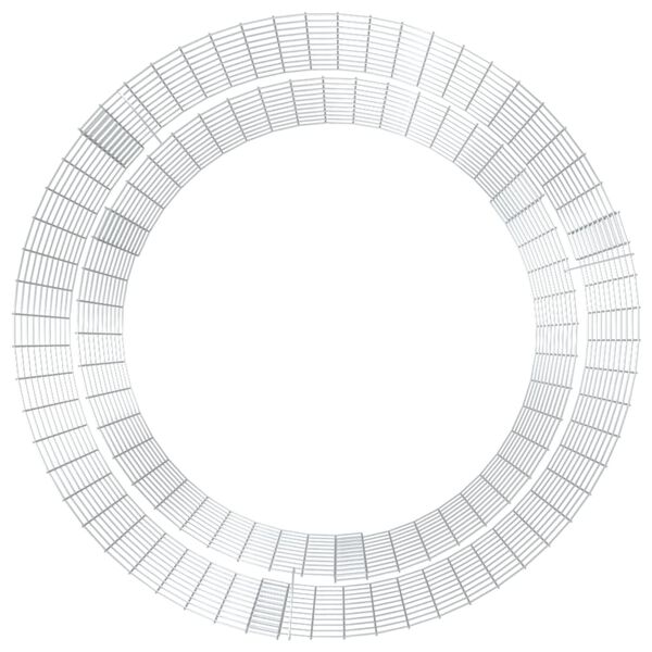 vidaXL Gabion Eldgryfja &Oslash; 100 cm Galvaniseru&eth;u j&aacute;rn