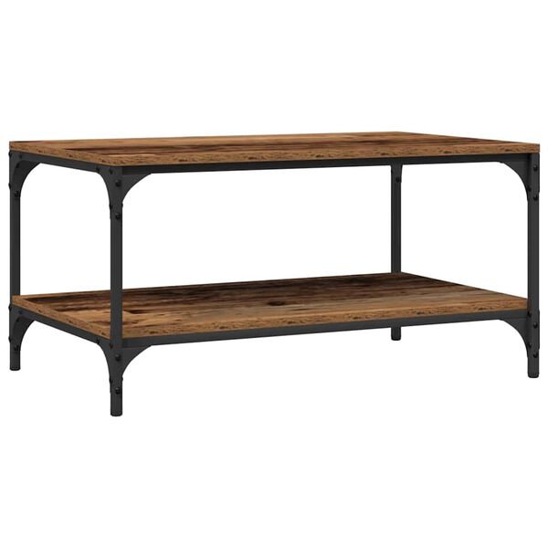 vidaXL S&oacute;fabor&eth; Gamall vi&eth;ur 80 x 50 x 40 cm Samsettur vi&eth;ur