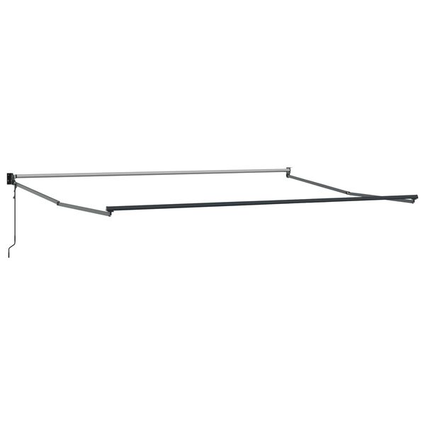 vidaXL Rafmagns afturkr&aelig;f skuggak&aacute;pugrind Antras&iacute;t 4 x 2 m &Aacute;l