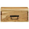 vidaXL Vegghengdir n&aacute;ttbor&eth;ssk&aacute;par 2 stk Solid Wood Acacia