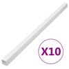 vidaXL Kapalstokkar 100x40 mm 10 m PVC