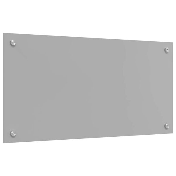 vidaXL Eldh&uacute;s Backsplash Lj&oacute;sgr&aacute;r 80 x 40 cm hertu&eth; gler
