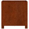 vidaXL Gr&oacute;&eth;ursetningu me&eth; f&oacute;tum Rusty 40x40x40 cm Corten St&aacute;l