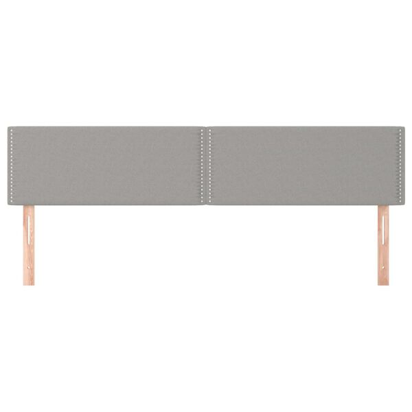 vidaXL H&ouml;f&eth;agaflar 2 stk. 90x5x78/88 cm Lj&oacute;sgr&aacute;tt Efni