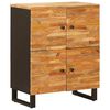 vidaXL Hli&eth;arsk&aacute;pur me&eth; geymslu Br&uacute;nn 60 x 33 x 75 cm Hart mang&oacute;tr&eacute;