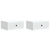 vidaXL Noat&ouml;flu sk&aacute;pur 2 pcs Hv&iacute;tur 49 x 34,5 x 20 cm Samsettur vi&eth;ur