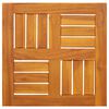 vidaXL Bor&eth;plata 40x40x2 cm Ferningur Gegnheil Akas&iacute;a