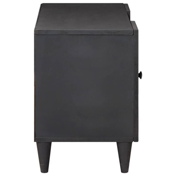 vidaXL Geymsk&aacute;pur me&eth; hur&eth; Marglitur 105 x 33,5 x 46 cm Hart mang&oacute;tr&eacute;