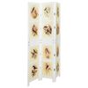 vidaXL Romdivider Panel Hv&iacute;tt 106 x 165 cm MDF