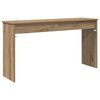 vidaXL Lyklastand Artisan Eik 120 x 32 x 64 cm Samsettur vi&eth;ur