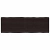 vidaXL Bor&eth;plata D&ouml;kkgr&aacute; 180x60x(2-4) cm Me&eth;h&ouml;ndlu&eth; N&aacute;tt&uacute;rul. Br&uacute;nir