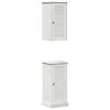 vidaXL Ba&eth;herbergismublasett me&eth; hillu VIGO 2 pcs Hv&iacute;tt og forn hv&iacute;tt