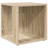 vidaXL Hli&eth;arbor&eth; Sonoma Eik 33x33x34,5 cm Samsettur Vi&eth;ur