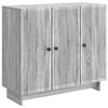 vidaXL Vi&eth;beinteyfla Gr&aacute;r Sonoma eikarlitur 89 x 34,5 x 80 cm