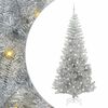 vidaXL J&oacute;latr&eacute; me&eth; 300 LED me&eth; standi Silfur 240 cm PET