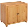 vidaXL Cabinet me&eth; geymslu Br&uacute;nn 78 x 50 x 70 cm Samsettur vi&eth;ur