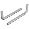 vidaXL Hex lyklasett 2 pcs Silfur 32 x 86 mm St&aacute;l