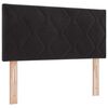 vidaXL H&ouml;f&eth;agafl Svart 100 cm Flauel