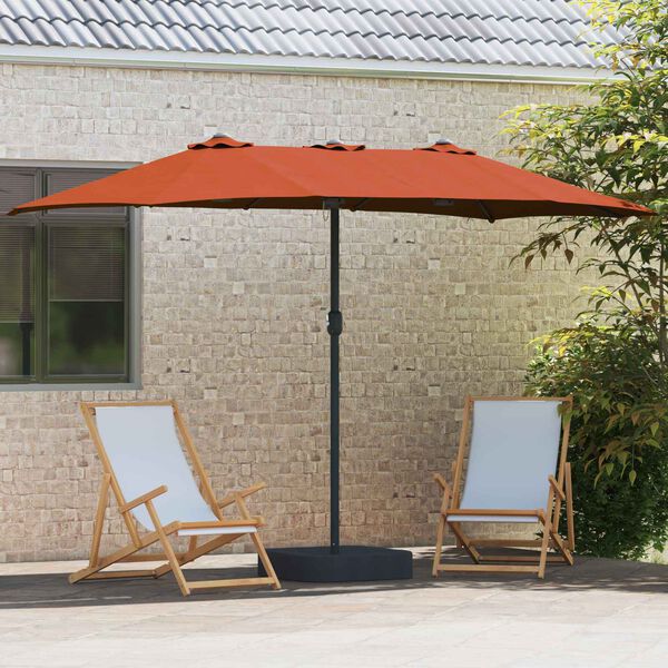 vidaXL Gar&eth;skygni terracotta 385 x 209 x 244 cm P&oacute;l&yacute;ester