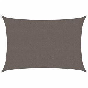 vidaXL Skyggnid&uacute;kur 160 g/m&sup2; Reykgr&aacute;r 2,5x3,5 m HDPE