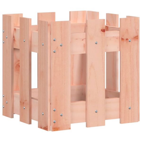 vidaXL Gar&eth;kr&oacute;&eth;ur Gir&eth;ingarh&ouml;nnun 30x30x30 cm Gegnheilt Douglasgreni