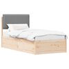vidaXL R&uacute;mf&oacute;tur me&eth; kl&aelig;&eth;&eth;um h&ouml;f&eth;agafli Lj&oacute;sgr&aacute;r 100 x 200 cm