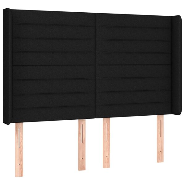 vidaXL LED H&ouml;f&eth;agafl 147x16x118/128 cm Svart Efni