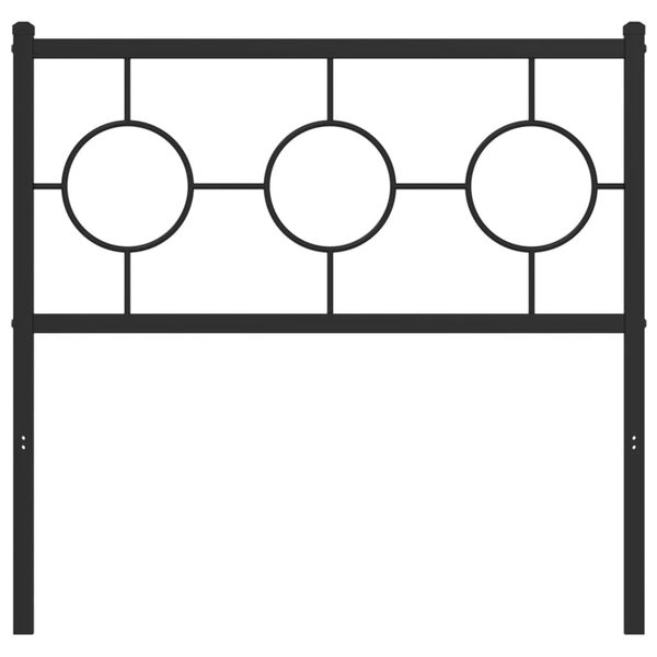 vidaXL Skiptanlegt R&uacute;mgafl &uacute;r M&aacute;lmi Svartur 90 cm