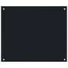 vidaXL Eldh&uacute;sveggplata Sv&ouml;rt 70x60 cm Hert Gler