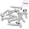 vidaXL Sj&aacute;lfvirkur Nagli 12 pcs Sinkh&uacute;&eth;a&eth; 4 x 25 mm St&aacute;l