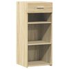 vidaXL Skenkur Sonoma Eik 40x42,5x93 cm Samsettur Vi&eth;ur
