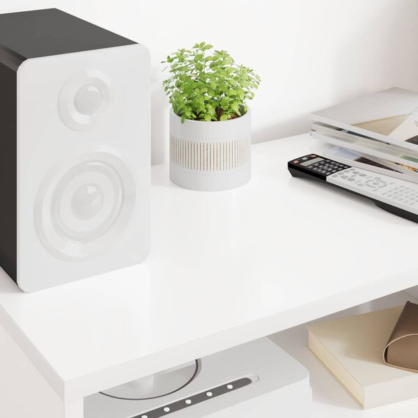 vidaXL Sj&oacute;nvarpssk&aacute;pur Hv&iacute;tt 60 x 35 x 40 cm Samsettur vi&eth;ur