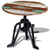 vidaXL Hli&eth;arbor&eth; Gegnheilnu Endurunnum Vi&eth;i Steypuj&aacute;rni 60x(42-63) cm