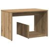 vidaXL hli&eth;arbor&eth; Artisan eik 59x36x38 cm Hanna&eth;ur vi&eth;ur