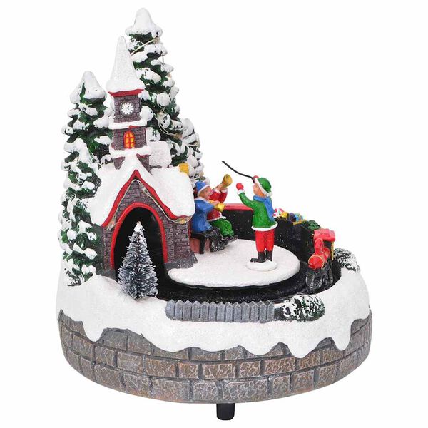 vidaXL Jóla borðskraut Marglitur 16 x 16 x 19 cm Resín