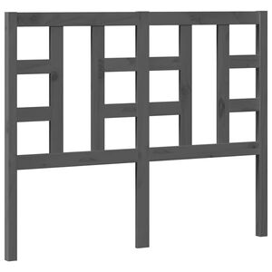 vidaXL H&ouml;f&eth;agafl fyrir R&uacute;m Gr&aacute;r 126x4x100 cm Gegnheil Fura