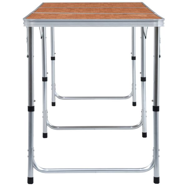 vidaXL Samanbrj&oacute;tanlegt &Uacute;tilegubor&eth; &Aacute;l 180x60 cm